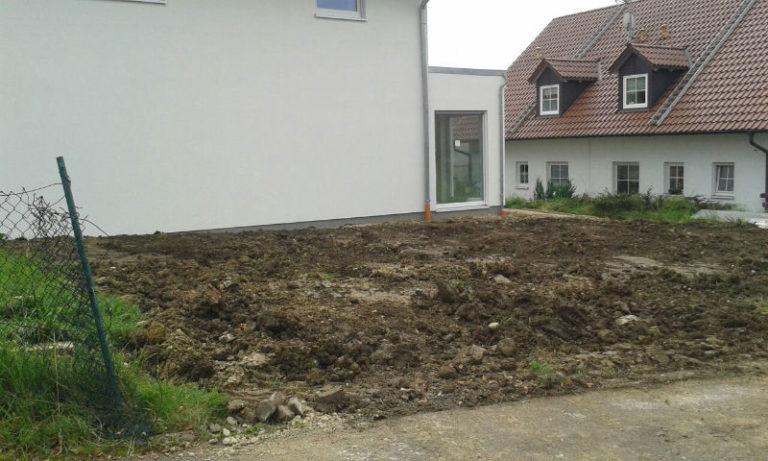 Hausbau Tagebuch: Außenanlagen, Garten und Zufahrt fertig